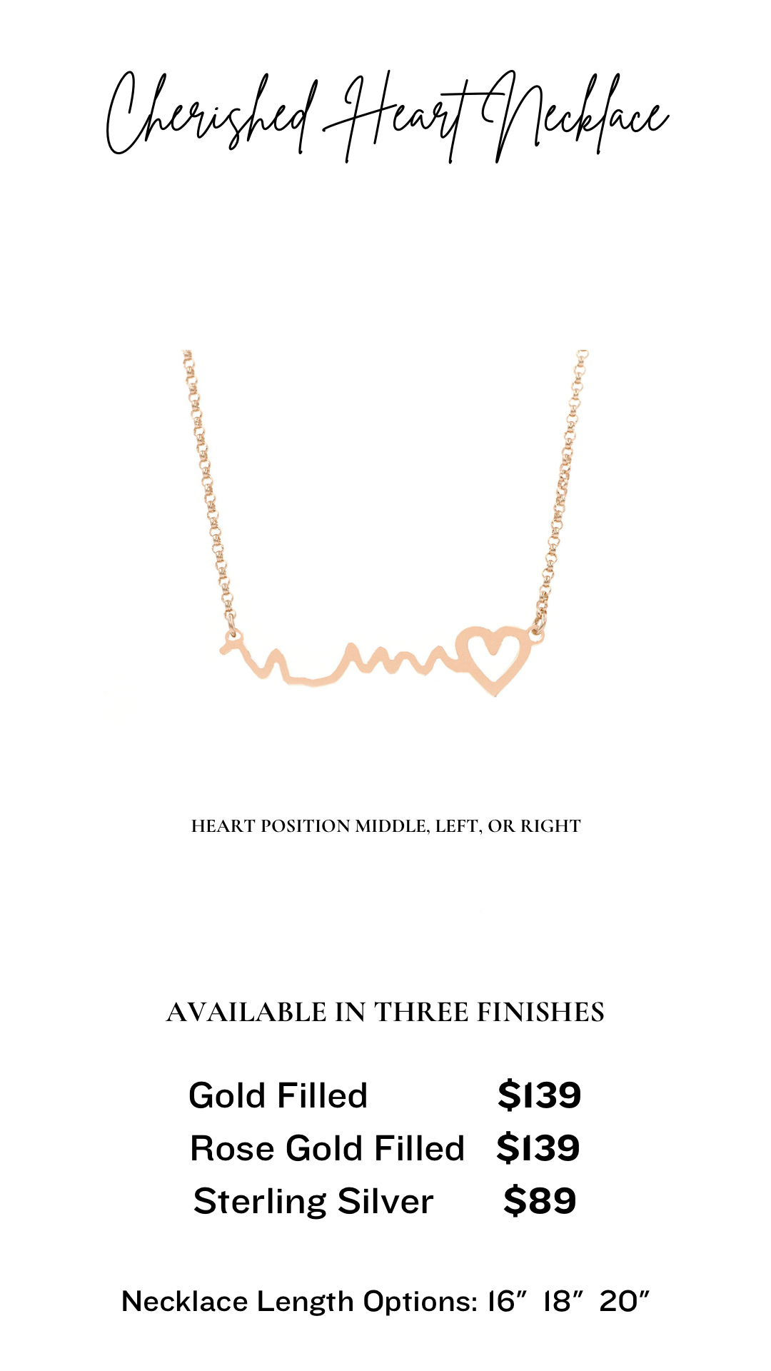 Cherished Heart Necklace