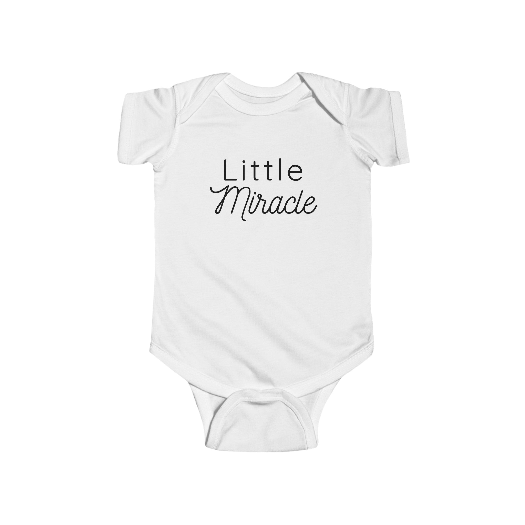 Little Miracle Announcement Onesie