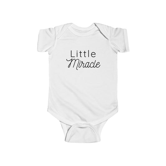 Little Miracle Announcement Onesie