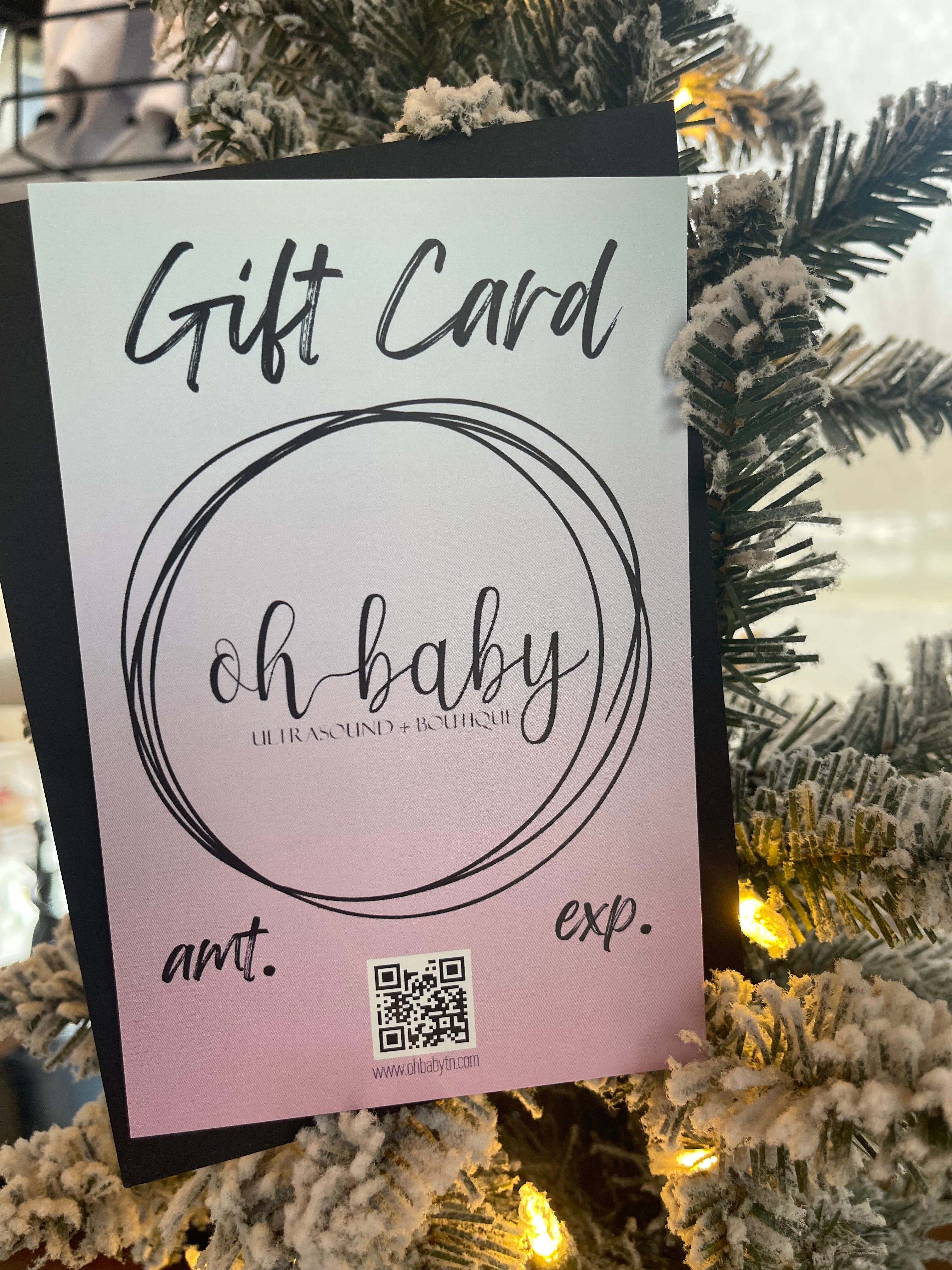 Oh Baby Ultrasound + Boutique gift card