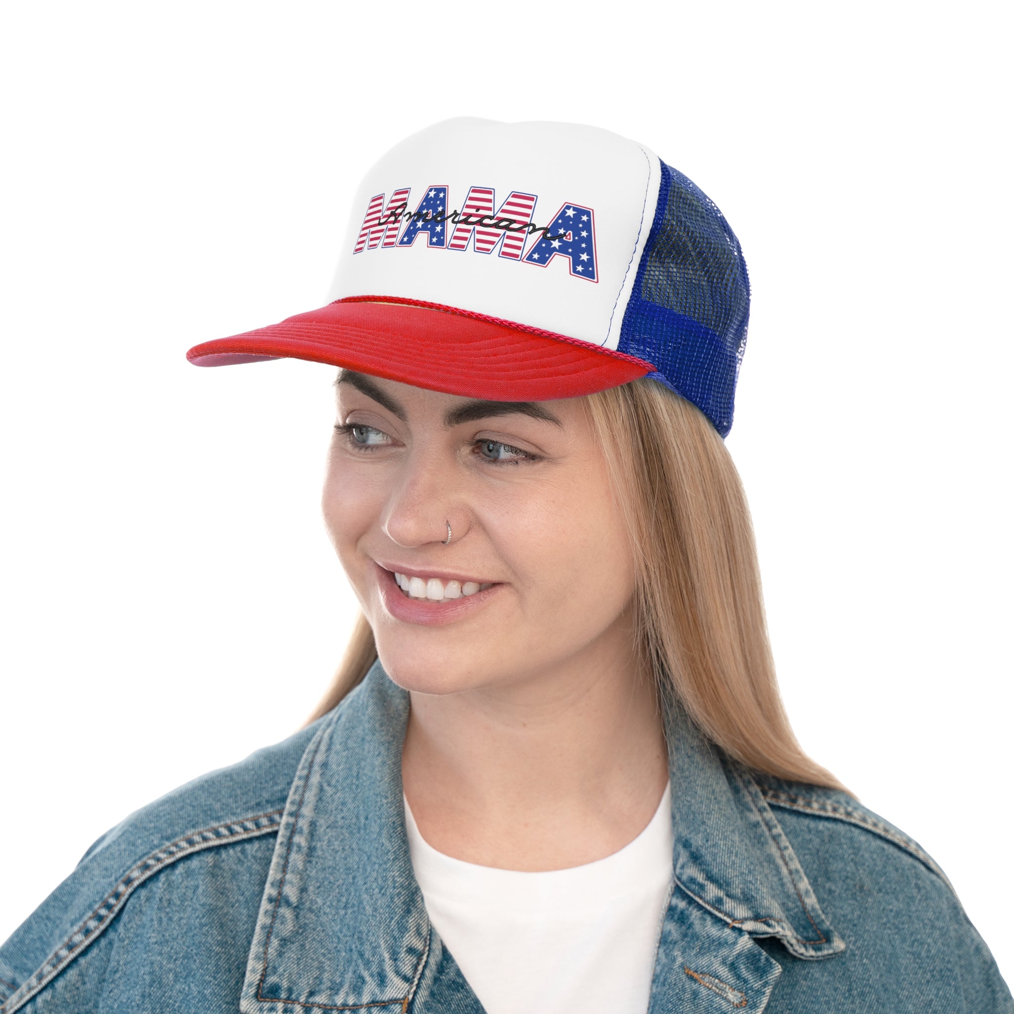 American Mama Trucker Hat