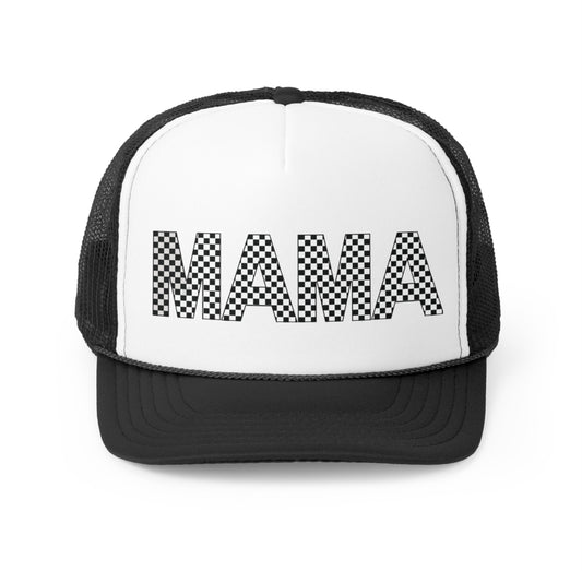 Check Mama Trucker Hat