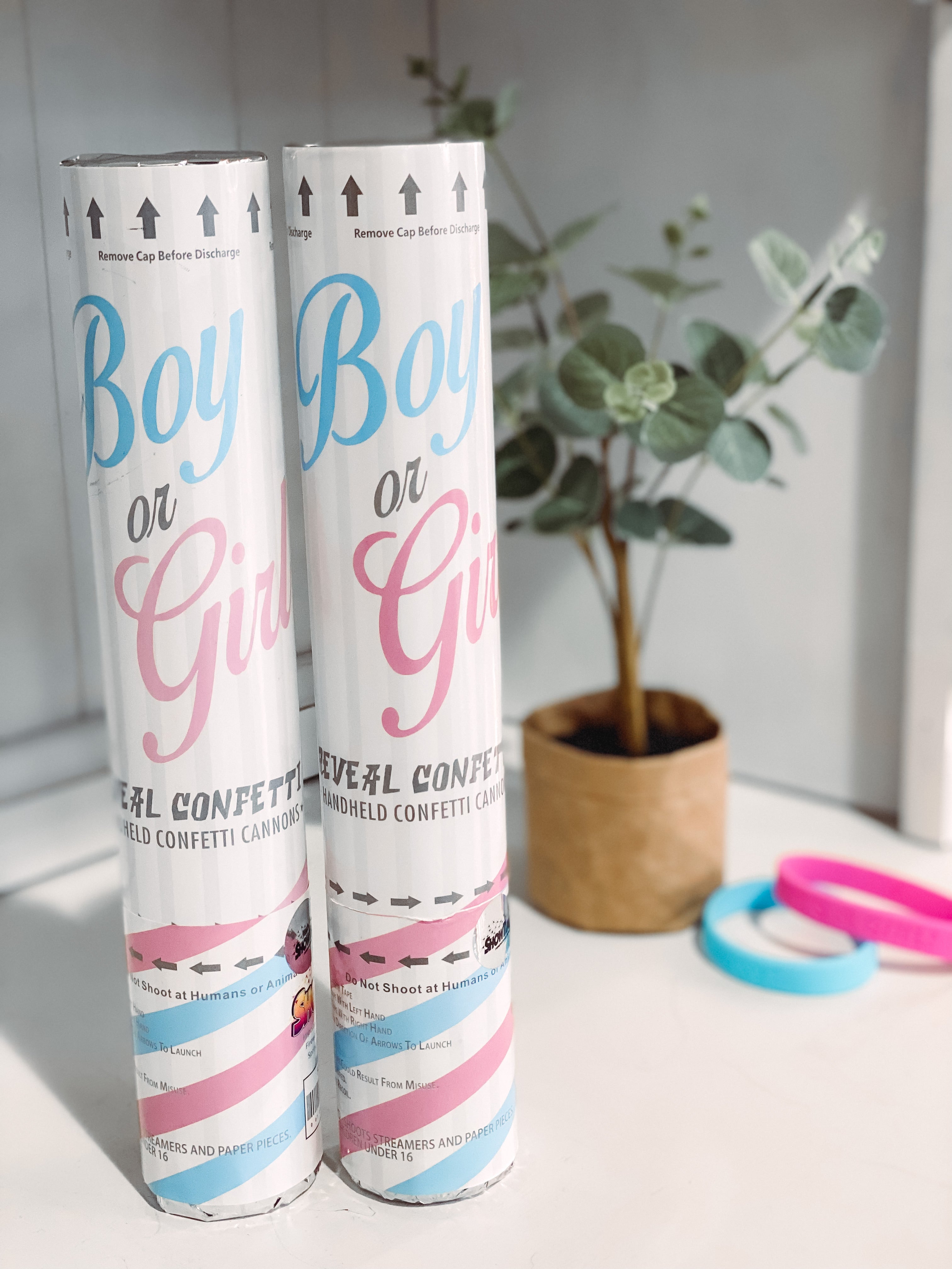 confetti poppers gender reveal